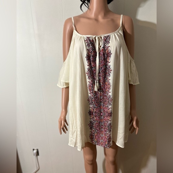 Show Me Your Mumu Bonnaroo Festival Boho Mini Dress Size Medium NWT - Picture 5 of 7